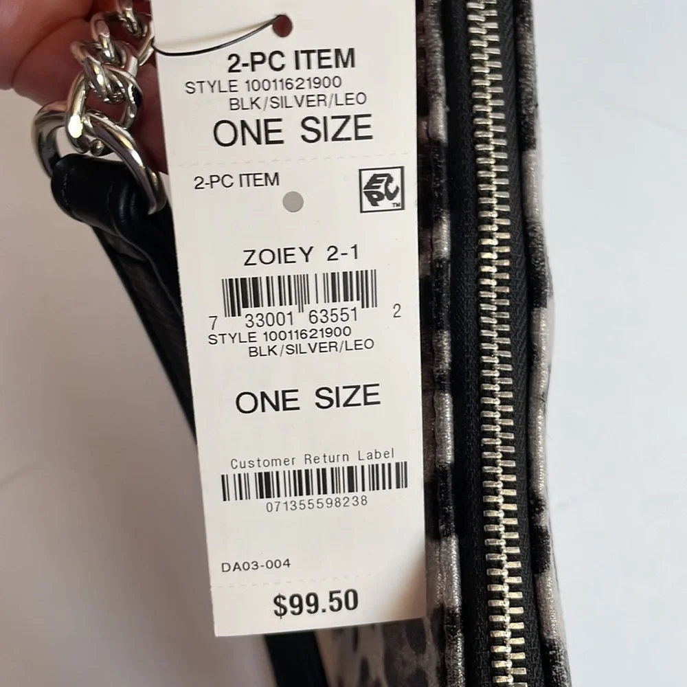 INC International Concepts cheetah print small evening bag or makeup bag